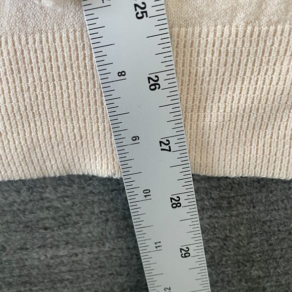 Vintage Christian Dior Monsieur Sweater Mens XL Ivory V-Neck Stretch Made USA - Picture 4 of 8